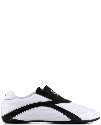 Shop Balenciaga Bi-colour Zen Sneakers In Bianco/nero