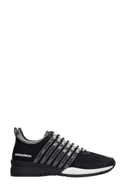 Shop Dsquared2 251 Sneakers In Black Leather