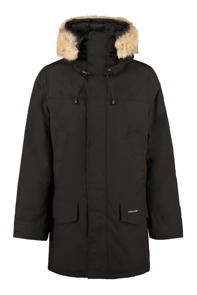 Shop Canada Goose Langford Hooded Parka In Black