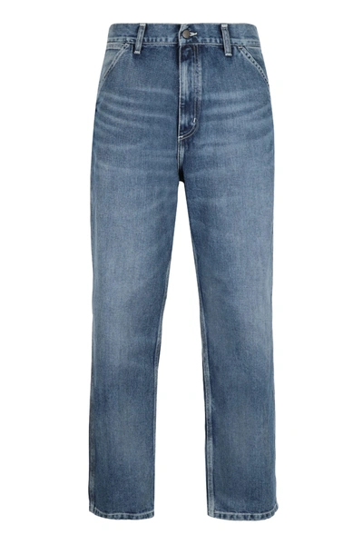 Shop Carhartt Penrod 5-pocket Regular Fit Jeans In Denim