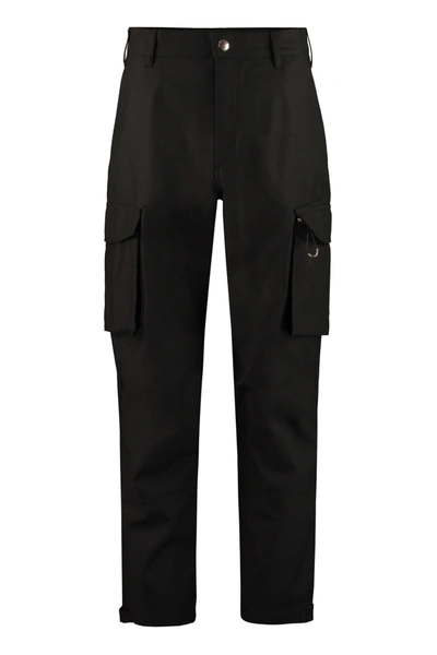 Shop Givenchy Cotton Cargo-trousers In Black