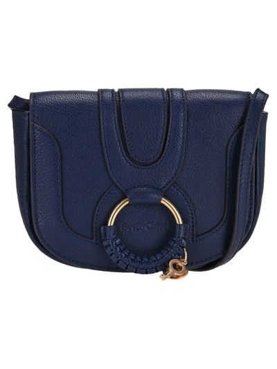 Shop See By Chloé See By Chloe Hana Shoulder Bag In Classic Navy