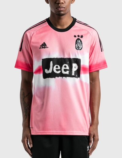 Shop Adidas Originals Adidas X Pharrell Williams Juventus Human Race Jersey In Pink