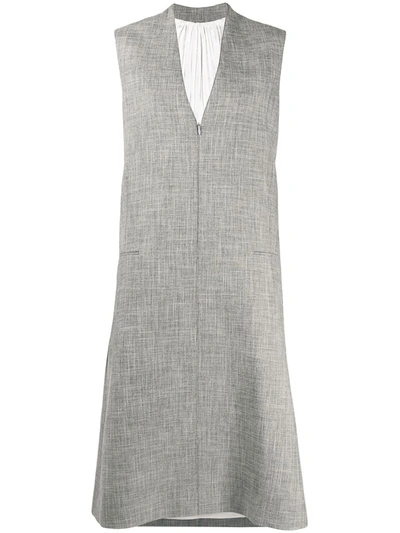 Shop Peter Do Sleeveless Midi Dress In Grey