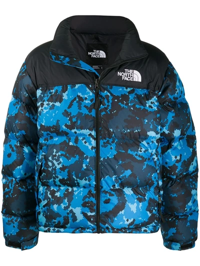 The North Face 1996 Retro Nuptse Water Resistant Down Puffer Jacket In Blue  | ModeSens