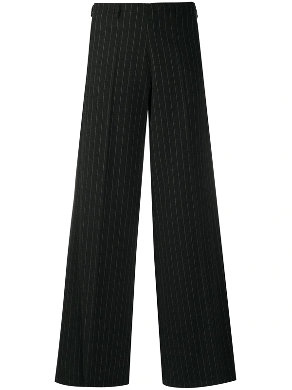 pinstripe palazzo pants