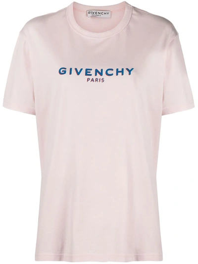 Shop Givenchy Paris T-shirt In Pink