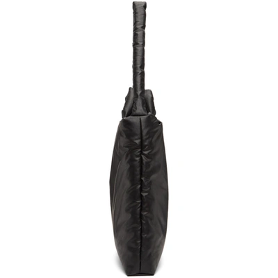 Shop Kassl Editions Black Medium Oil Shoulder Bag In 0001 Black