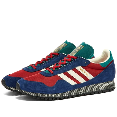 Shop Adidas Originals End. X Adidas 'three Bridges' New York In Red