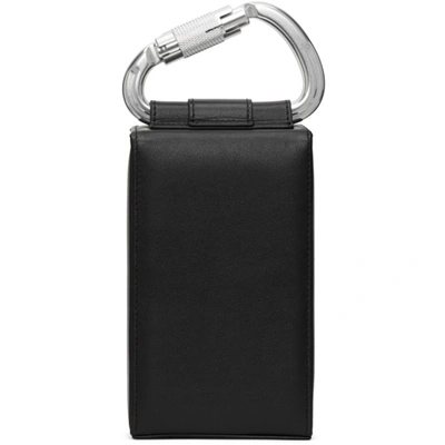 Shop Heliot Emil Black Leather Phone Sling Pouch