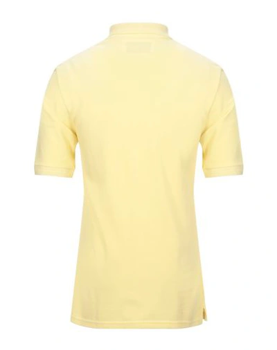 Shop Misbhv Polo Shirts In Light Yellow