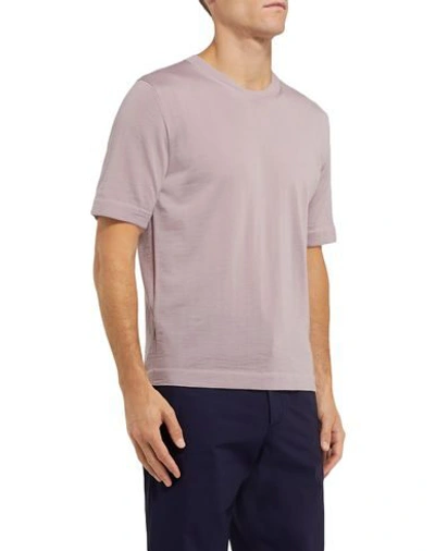 Dunhill Cashmere T-shirt In Purple