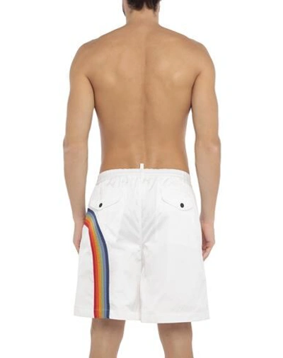 Shop Dsquared2 Swim Shorts In White