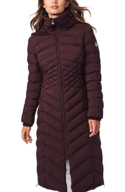 bernardo long puffer coat
