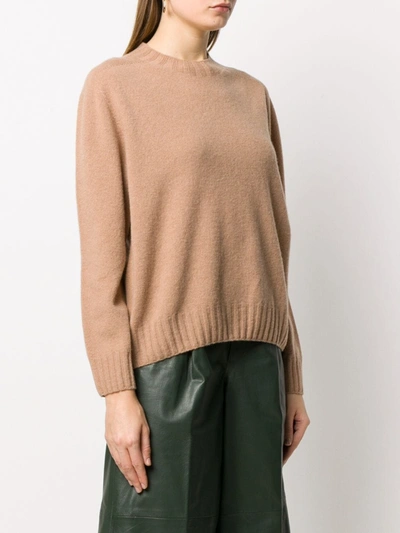 Shop Altea Fine Knit Cashmere Jumper In Neutrals