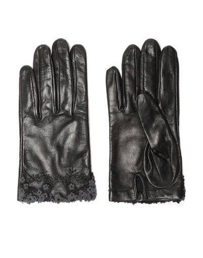 Shop Valentino Gloves In Black