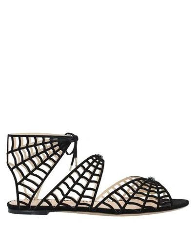 Shop Charlotte Olympia Sandals In Black