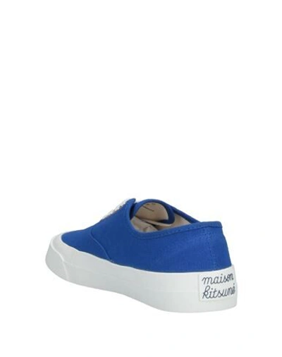 Shop Maison Kitsuné Sneakers In Bright Blue