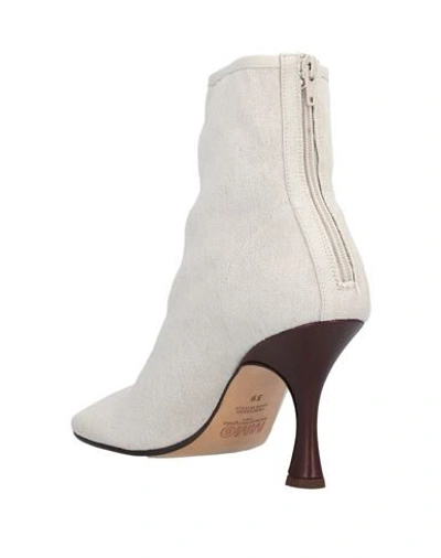 Mm6 Maison Margiela Ankle Boots In Beige