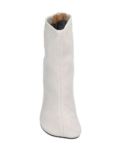 Mm6 Maison Margiela Ankle Boots In Beige