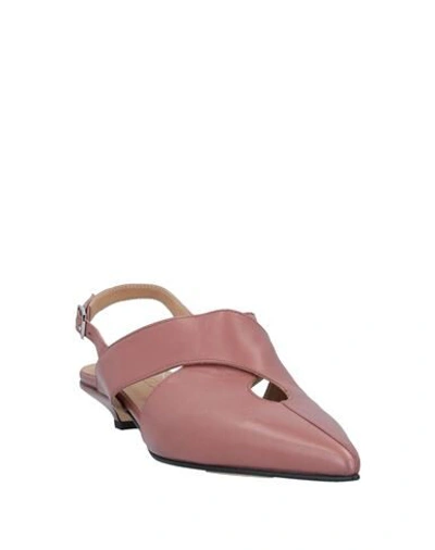 Shop Pomme D'or Woman Pumps Pastel Pink Size 6 Soft Leather