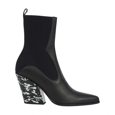 Shop Jimmy Choo Mele 85 Boots In Black Black