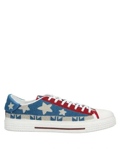 Shop Valentino Sneakers In Azure
