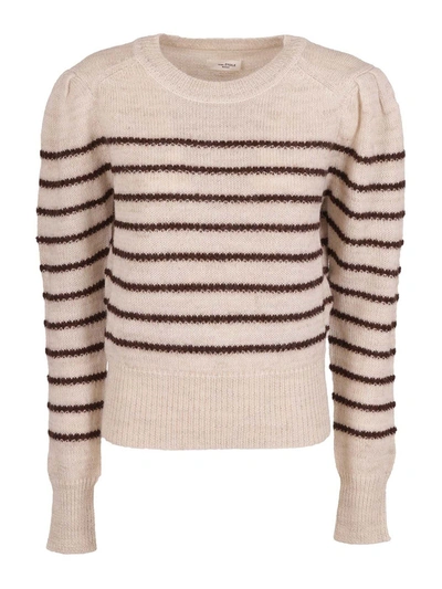 Shop Isabel Marant Étoile Kleef Alpaca Sweater In Cream Color