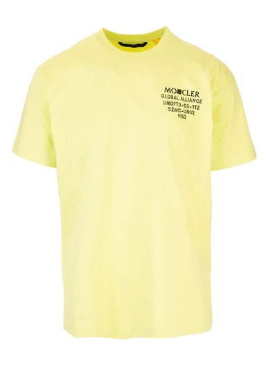 Shop Moncler Genius 1952 T-shirt In Yellow