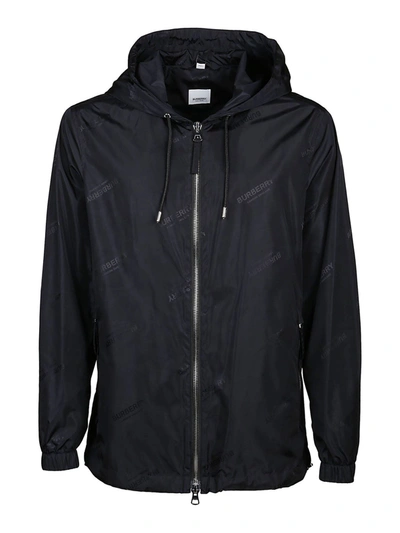 Shop Burberry Light Weight Econyl® Jacket In Black