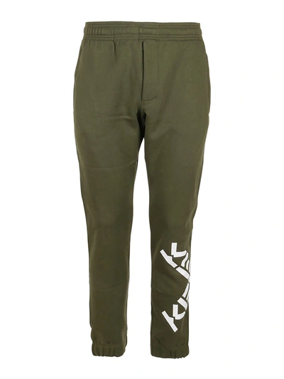 Shop Kenzo Sport Big X Tracksuit Bottoms In Green