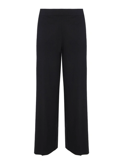 Shop Avenue Montaigne Wool Pants In Black