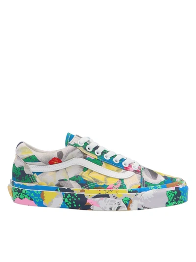 Shop Kenzo X Vans Old Skool Sneakers In Multicolor In Multicolour