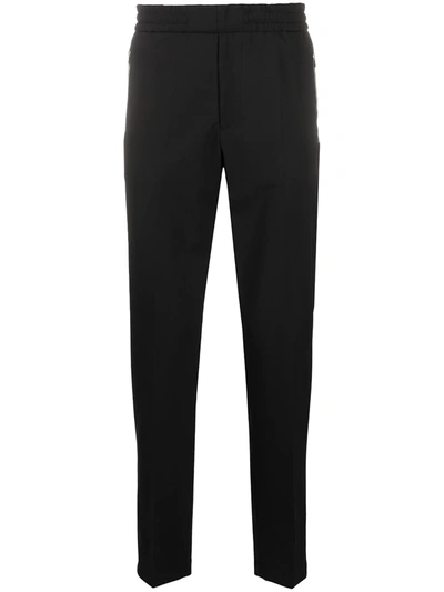 Shop Paul Smith Slim-fit Pull-on Trousers In Black