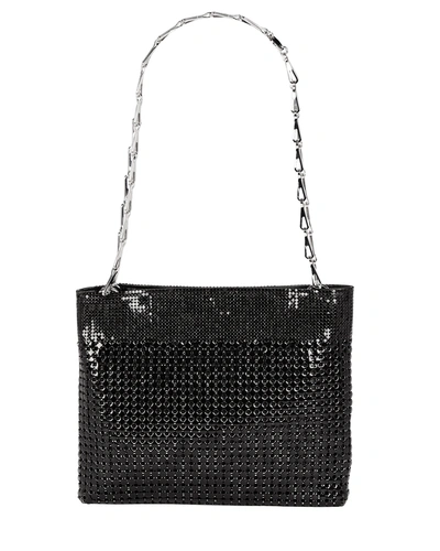 Shop Paco Rabanne Disco Chainmail Shoulder Bag In Black
