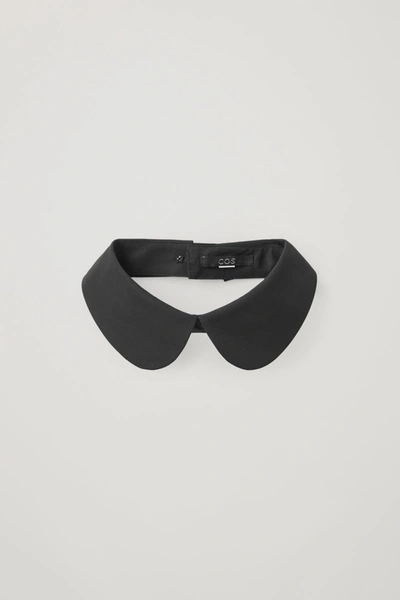 Shop Cos Cotton Shirt-style Collar In Black