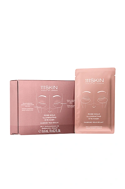 111skin Rose Gold Illuminating 8-piece Eye Mask Box In N,a
