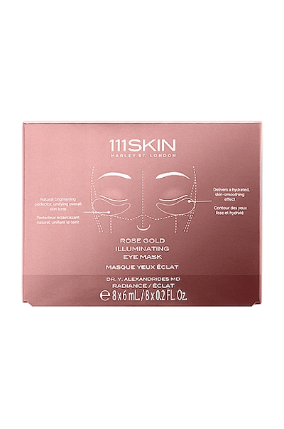 111skin Rose Gold Illuminating 8-piece Eye Mask Box In N,a