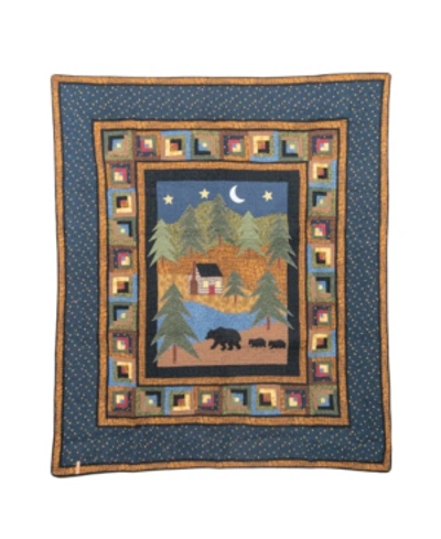 Shop American Heritage Textiles Midnight Bear Cotton Throw In Multi