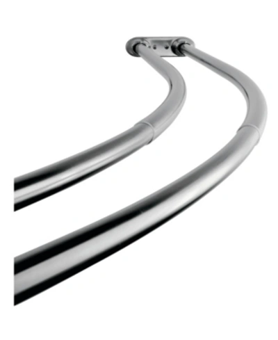 Kingston Brass 60-inch - 72-inch Adjustable Double Curved Shower Curtain Rod In Polished Chrome Bedding In Polished Chrome