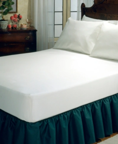 Shop Fresh Ideas Fitted Vinyl Mattress Protector, Twin In White