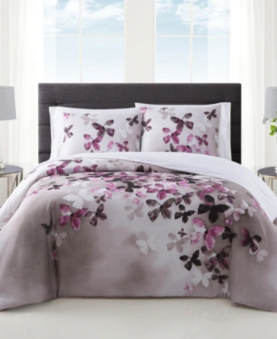 Vince Camuto Home Lissara 3 Piece Comforter Set, Full/queen In Multi