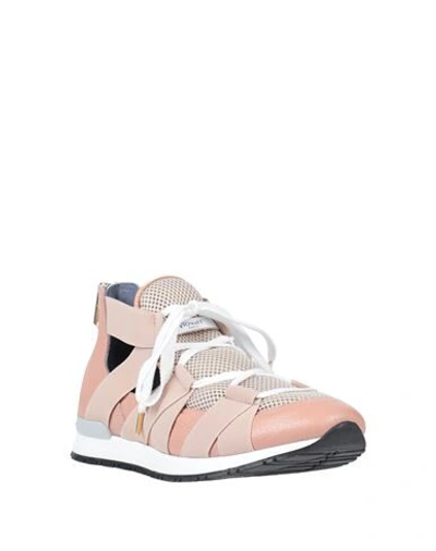 Shop Vionnet Sneakers In Pale Pink