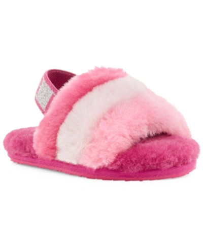 Shop Ugg Toddler Girls Fluff Yeah Slides In Pink Multi