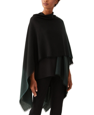 Eileen Fisher Poncho In Forest Night | ModeSens