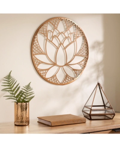 Shop Graham & Brown Lotus Blossom Wall Decor In Metallic