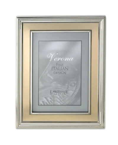 Lawrence Frames Silver Plated Metal Picture Frame In Silver