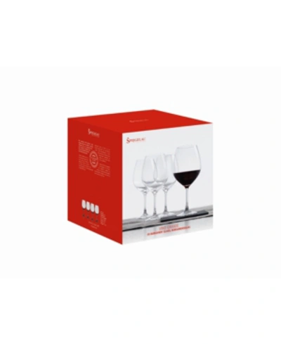 Shop Spiegelau Vino Grande Burgundy Wine Glasses, Set Of 4, 25 oz In Clear