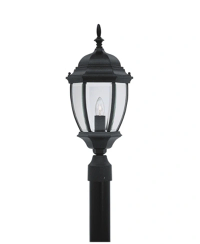 Shop Designer's Fountain Tiverton Post Lantern In Black