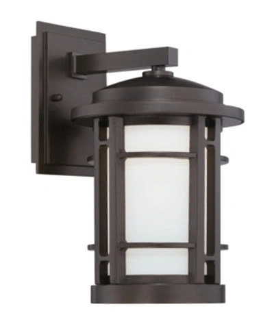 Shop Designer's Fountain Barrister Led Wall Lantern In Bronze